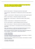 FAE &lpar;Fire Apparatus Engineer&rpar; Illinois Exam Questions And Answers &lpar;Updated And Verified&rpar;&period;