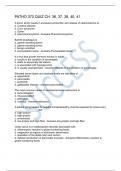PATHO 370 QUIZ CH&period; 36&comma; 37&comma; 38&comma; 40&comma; 41
