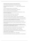 Pathophysiology 370 Review Questions with complete Solutions Rated A&plus;