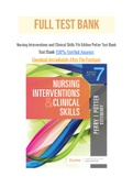 Nursing Interventions and Clinical Skills 7th Edition Potter Test Bank