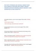 SEP FLIGHT ATTENDANT &lpar;AIR CANADA&rpar; 2 NEWEST EXAM  WITH COMPLETE QUESTIONS AND CORRECT VERIFIED  ANSWERS &lpar;DETAILED ANSWERS&rpar; ALREADY GRADED A&plus; 100&percnt;  GUARANTEED TO PASS CONCEPTS&excl;&excl;&excl;