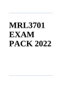 MRL3701 EXAM PACK 2022