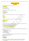 RENR PRACTICE TEST 4 EXAM QUESTIONS AND ANSWERS