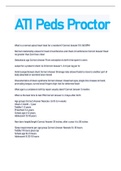 Bundle for ATI Pediatric Proctor 