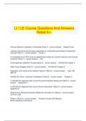   LI &sol; LE Course Questions And Answers Rated A&plus;&period;