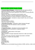 Med-Surg HESI Study Guide (Rated A+)