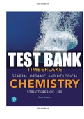 General Organic and Biological Chemistry Structures of Life 6th Edition Timberlake Test Bank ISBN-13 ‏ : ‎9780134730684 |Complete Test bank| ALL CHAPTERS.