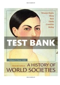 History of World Societies Volume 2 11th Edition Wiesner Hanks Test Bank ISBN-13 ‏ : ‎9781319059330  |Questions and Answers