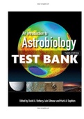 Introduction to Astrobiology 3rd Edition Rothery Test Bank ISBN-13 ‏ : ‎9781108430838 |Complete Test Bank| All Chapters.