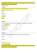ADVANCED NUR 603-Week 1 Neuro Exam Questions and Answers Latest Update 2022 Assured Satisfaction 