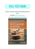 Essentials of Psychiatric Nursing 2nd Edition Boyd Luebbert Test Bank