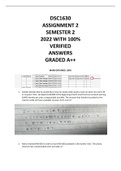 DSC1630 ASSIGNMENT 2 SEMESTER 2 2022 WITH 100% VERIFIED ANSWERS GRADED A++