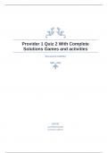 Provider 1 Quiz 2 With Complete Solutions&period;