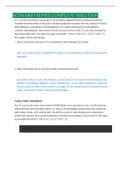 SCENARIO SEPSIS COMPLETE SOLUTION QUESTIONS AND ANSWERS GRADED A&plus; 