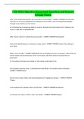 C100 WGU Objective Assessment Questions and Answers  Already Passed