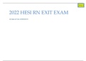 2022 HESI RN EXIT EXAM V5 | 100% VERIFIED 160 Q&A