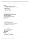Nur2063 Final Exam Key Concepts|Final Exam Key Concepts: Essentials of Pathophysiology