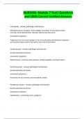 NUR3196- Module 7 Test&vert; Questions and 100&percnt; Correct Verified Answers