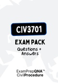 CIV3701 - EXAM PACK (2022)