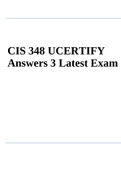 CIS 348 UCERTIFY Answers 3 Latest Exam