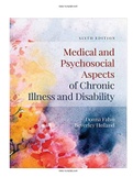 Medical and Psychosocial Aspects of Chronic Illness and Disability 6th Edition Falvo Test Bank ALL Chapters Included (1-34) | ISBN-13: 9781284105407  |Complete Test Bank | ALL CHAPTERS.