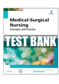 Medical Surgical Nursing Concepts And Practice 3rd Edition Dewit Test Bank ISBN-13: 9780323243780  |Complete Test Bank | ALL CHAPTERS.