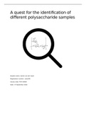 LabSim report - polysaccharide identification (PS1, PS6 & PS8)