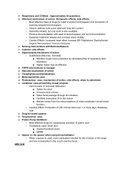 Pharm Exam 2 Study Guide 100&percnt; verified