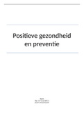 Beroepsproduct - S17 positieve gezondheid en preventie 