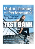 Motor Learning and Performance 6th Edition Lee Test Bank ISBN-13: 9781492571186   |Complete Test Bank |ALL CHAPTERS.