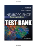 Neuroscience Exploring the Brain 4th Edition Bear Test Bank ISBN-13: 9780781778176   |Complete Test Bank|ALL CHAPTERS.