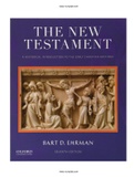 New Testament Historical Introduction to the Early Christian Writings 7th Edition Ehrman Test Bank   ISBN-13: 9780190909000   |Complete Test Bank |ALL CHAPTERS.