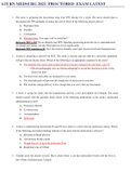 ATI RN MEDSURG 2021  PROCTORED  EXAM LATEST