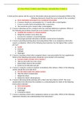 ATI PRACTICE QUESTIONS CHAPTER 1-7 Exam 1 | RATED 100%