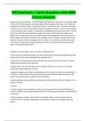 CPE Final Exam &vert; Latest Questions with 100&percnt;  Correct Answers 