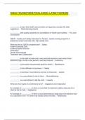 N3632 FOUNDATIONS FINAL EXAM &vert; LATEST VERSION