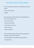 WGU C168- Questions and Answers 100&percnt; Pass