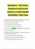 UST BUNDLED EXAMS&colon;&colon;&colon;&colon;&colon; QUESTIONS AND CORRECT ANSWERS &vert; LATEST UPDATE 2025&sol;2026
