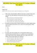 2022 HESI Med Surg Exit Exam &lpar;V1 Version 1&rpar; Brand New Q&As Latest Update&period;Download to Score A-Plus