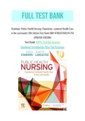 Stanhope&colon; Public Health Nursing&colon; Population- centered Health Care in the community 10th Edition Test Bank