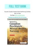 Varcarolis&rsquo;s Canadian Psychiatric Mental Health Nursing 2nd Edition Halter Test Bank