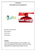 Bedrijfsplan Foot Locker Manager Retail Niveau 4