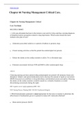   PSYCH 320 Chapter 66 Nursing Management Critical Care&period;