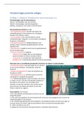 Parodontologie , preventie en plaque samenvatting mzk jaar 1