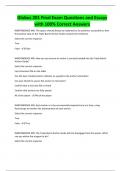 Globus  Exam bundle questions and 100&percnt; verified Answers&period;