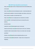 PMI-ACP Exam Questions and Answers