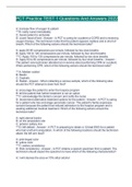 PCT Practice TEST 1 Questions And Answers 2022