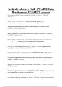 Fortis Microbiology  Bundled Exam Questions and CORRECT Answers