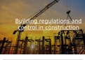 Exam (elaborations) Unit 8 - Building Regulations and Control in Construction 