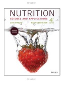 Nutrition Science and Applications 4th Edition Smolin Test Bank ISBN-13: 9781119495277 | COMPLETE TEST BANK |ALL CHAPTERS .